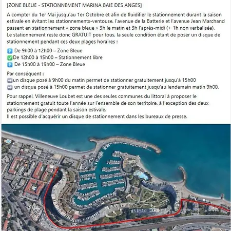 Apartamento Venus - Climatisé - Marina Baie Des Anges Villeneuve-Loubet