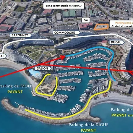 Apartment Venus - Climatise - Marina Baie Des Anges Villeneuve-Loubet