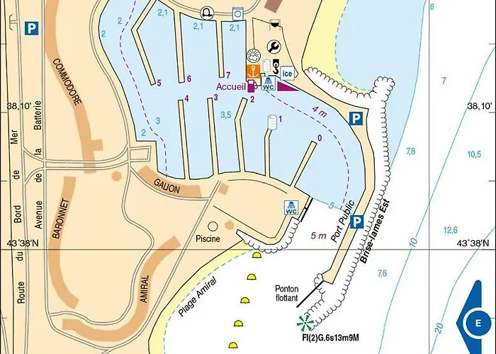 Venus - Climatise - Marina Baie Des Anges *